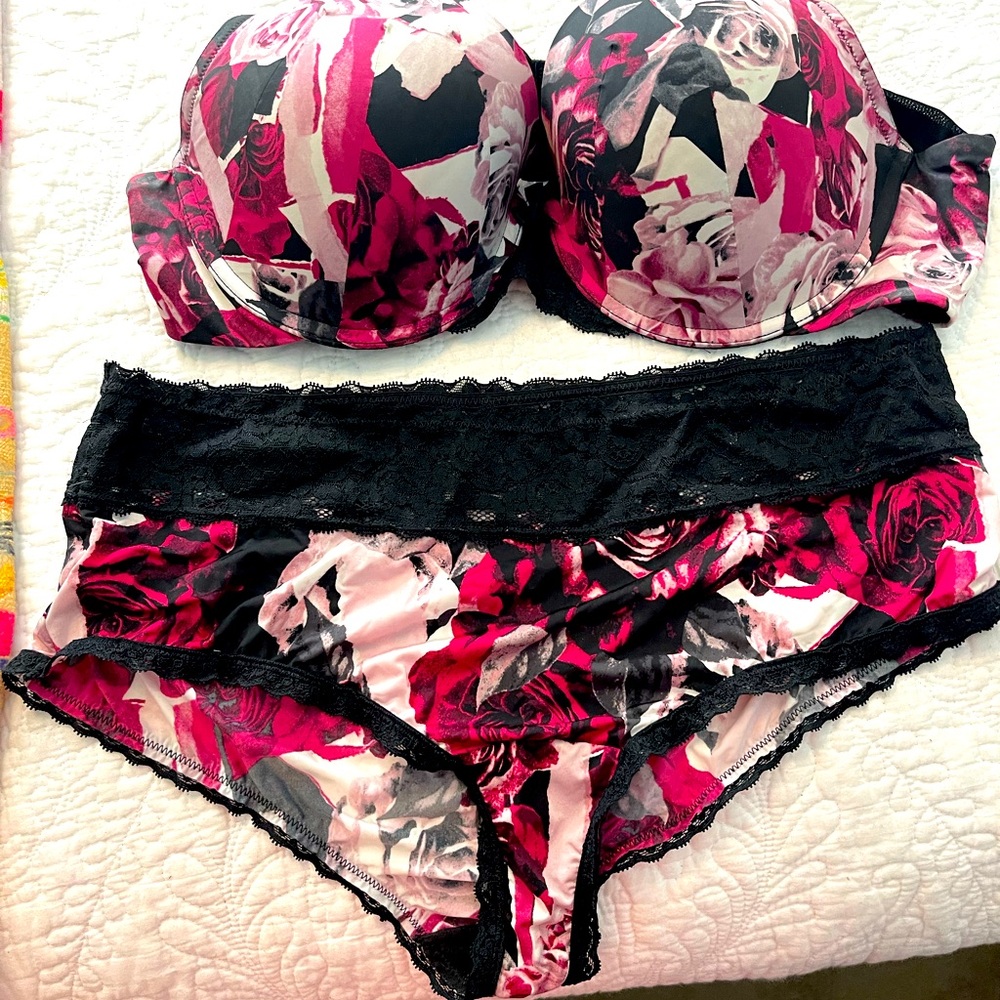 Torrid bra and panty set NWOT SIZE 40B bra and 0 panty.